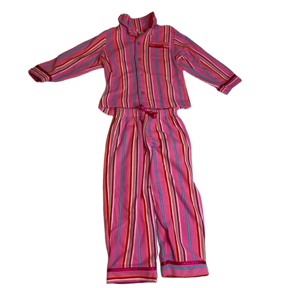 Baby Gap Pink Stripped Two Piece Pajamas